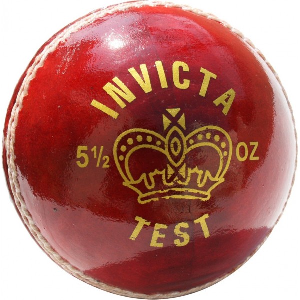 RS Robinson Invicta Test Cricket Ball (Red)